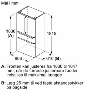Siemens KF96RSBEA Køl/frys kombination